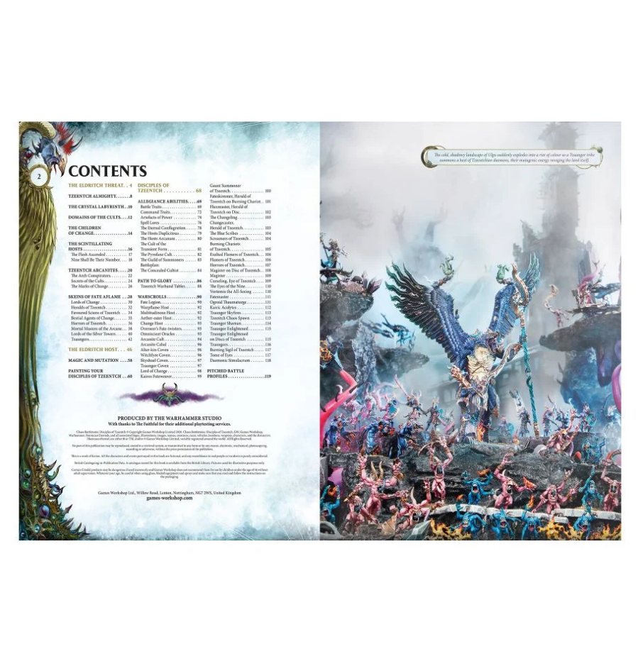 83-45GW Боевой том. Последователи Тзинча (тв. обл., англ.) (Battletome: Disciples of Tzeentch (HB, Eng))