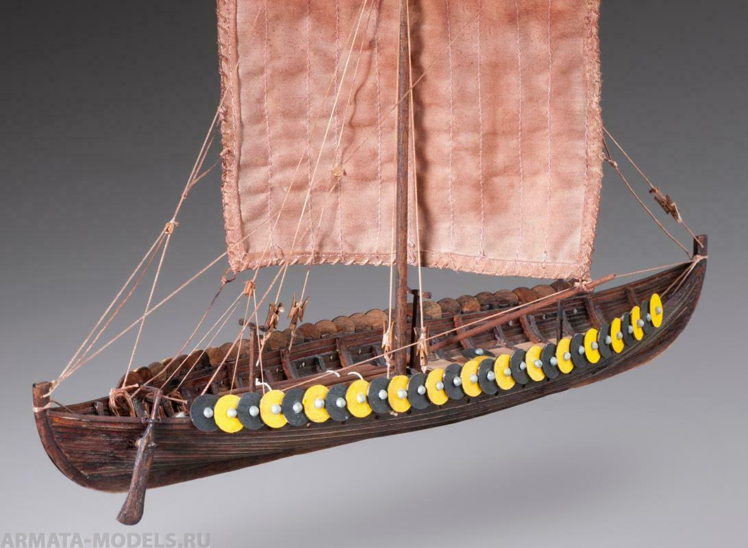 DSK002 Viking Ship Gokstad, (мелкий) IX век Dusek