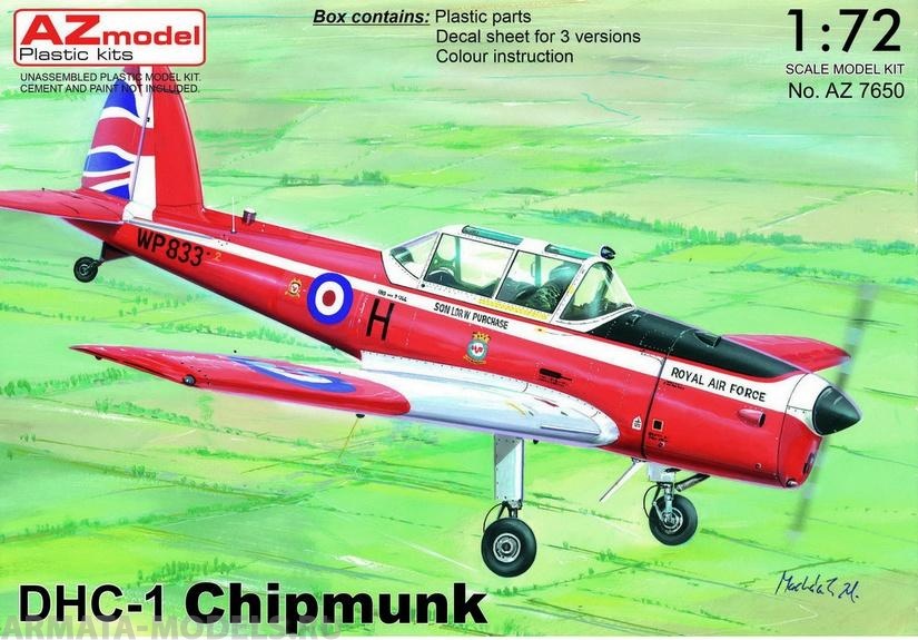 AZ7650 DHC-1 Chipmunk AZmodel Plastic kits
