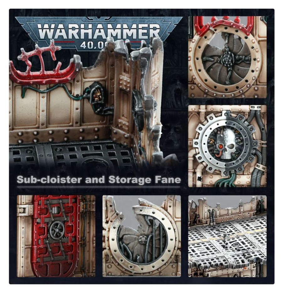 64-62GW Набор Зона Битвы: Мануфакторум. Суб-клуатр и Храм-хранилище (Battlezone: Manufactorum - Sub-cloister and Storage Fane)