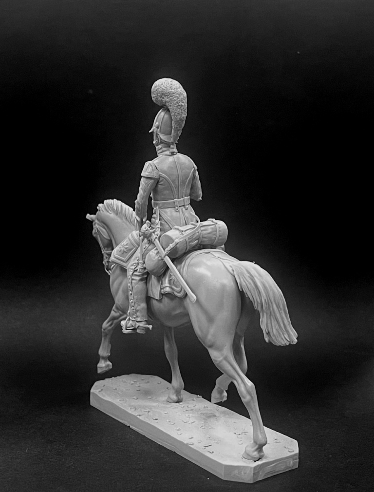 CHM-54294(M). Трубач Кавалергардского полка, Россия 1804-07 гг. Материал - белый металл. Chronos Miniatures