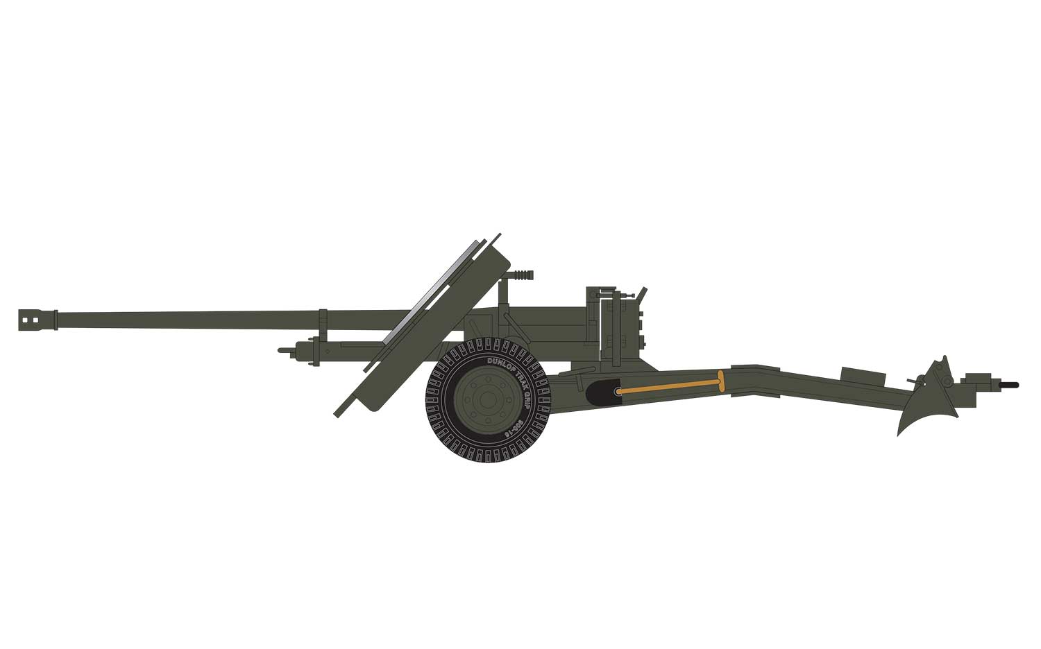 A06361 Сборная модель артиллерийской пушки 17 Pdr Anti-Tank Gun 1:32 Airfix