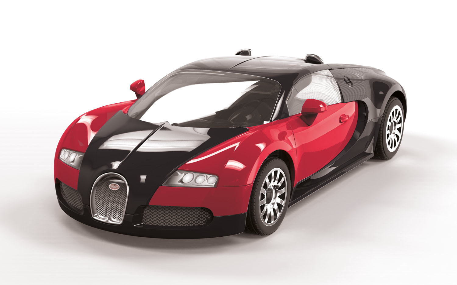 J6020 QUICKBUILD Bugatti Veyron - Черный\Красны Airfix