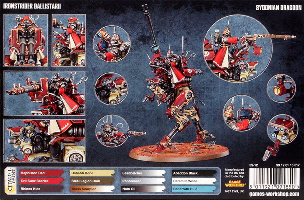 59-12GW Набор Железноходунный Баллистарий Адептус Меканикус (Adeptus Mechanicus Ironstrider)