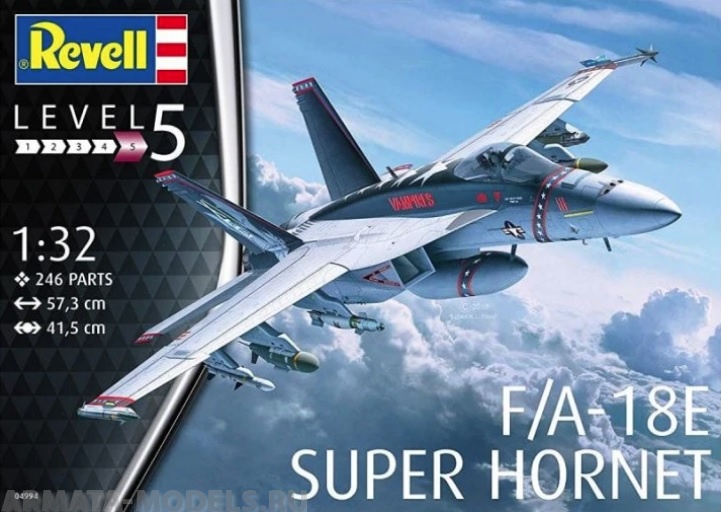 04994RE Американский палубный истребитель-бомбардировщик F/A-18E Super Hornet Revell