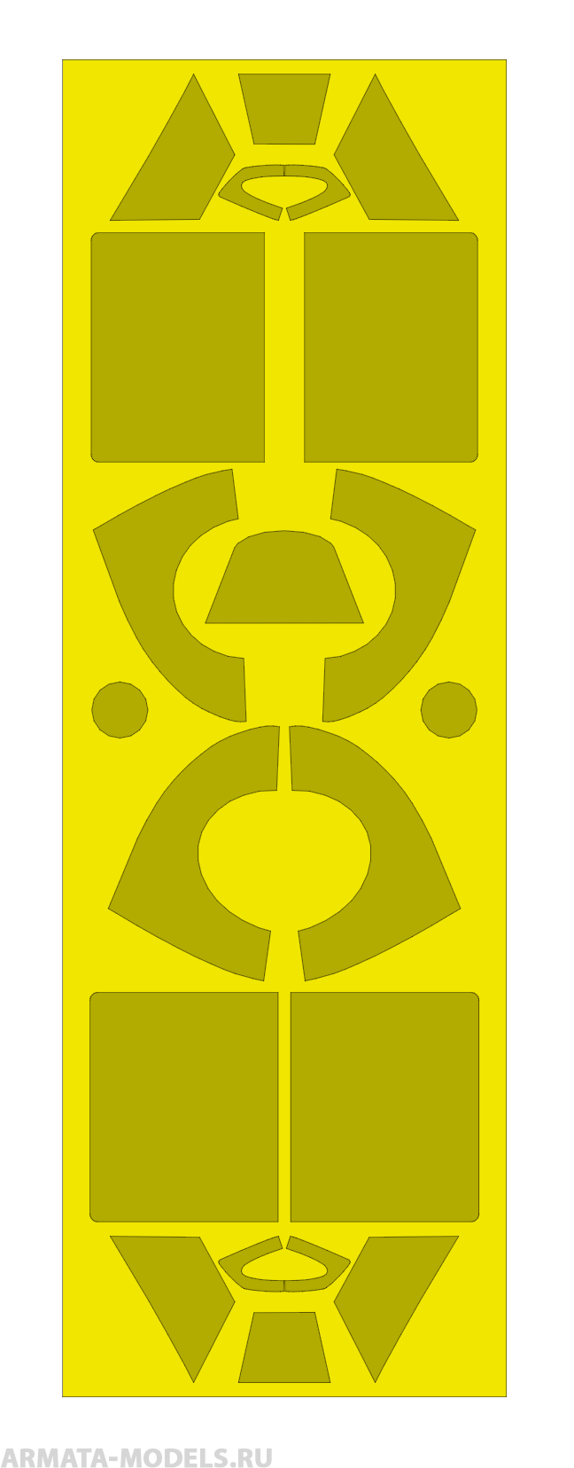 AM72429 Маски окрасочные для Як-1