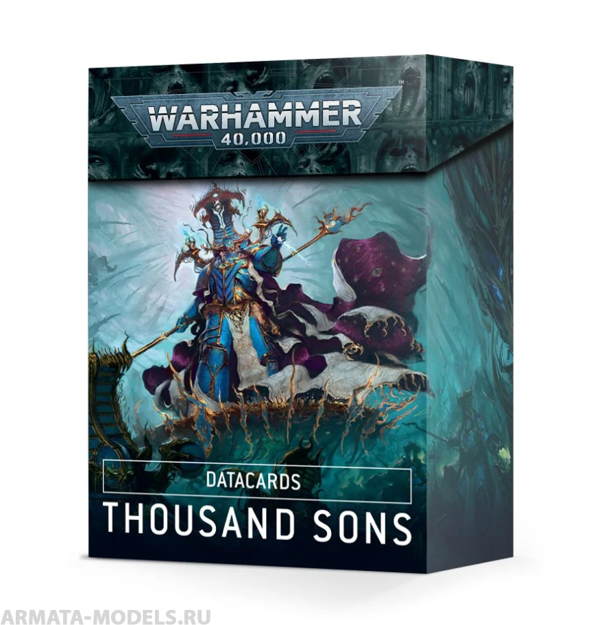 43-21GW Набор карт Датакарты .Тысяча Сынов (9 ред.) (Datacards: Thousand Sons (9ed.))