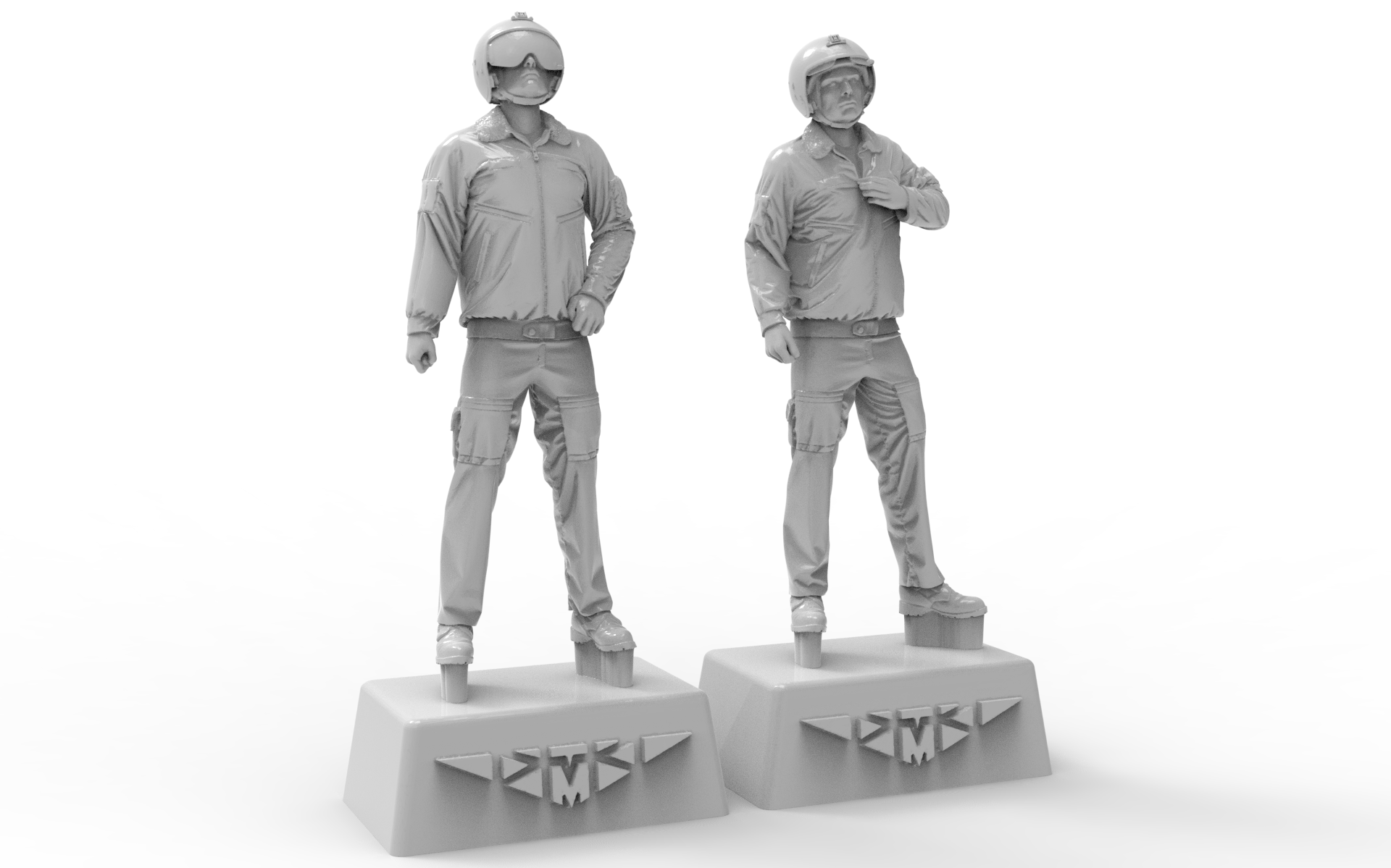 48523-3-1TMP Пилоты ВКС РФ набор №8-3 (2шт) Temp Models