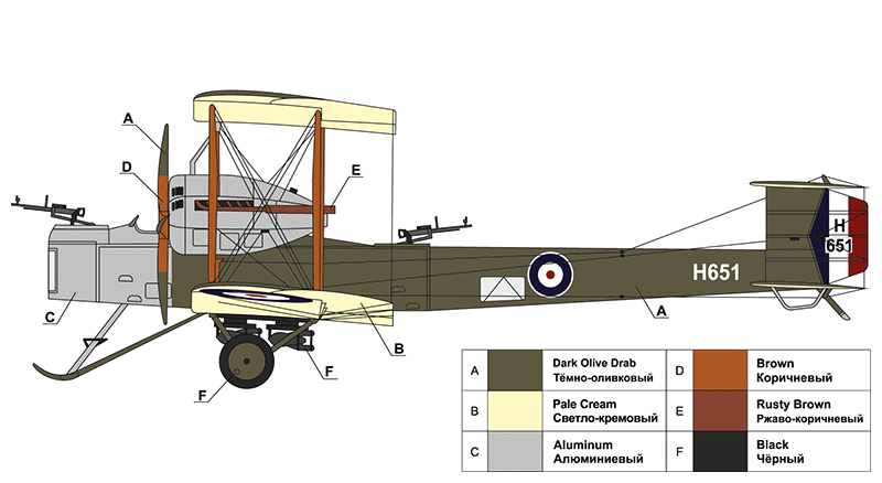 72034 Тяжелый бомбардировщик Вими ARK model