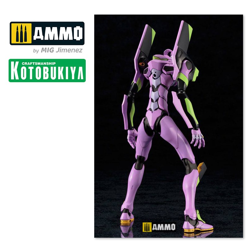 KTOKP410 Коллекционая сборная модель  NGEPM Kit Evangelion Test Type-01 TV Ver. 19 cm KOTOBUKIYA