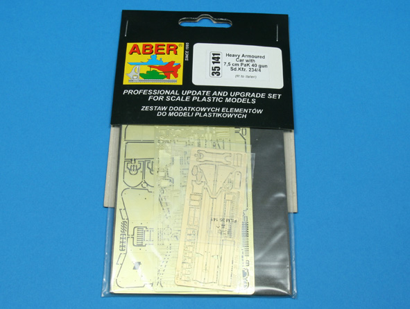 ABR-35-141  Дополнения для  Heavy Armoured Car with7,5cm PaK40gun Sd.Kfz.234/4 для Italieri 1/35