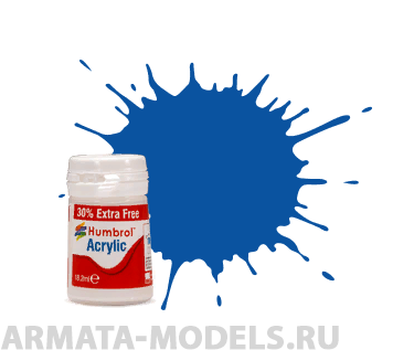 AB0014EP Краска акриловая 14 French Blue Gloss -14ml Acrylic Paint - Plus 30%
