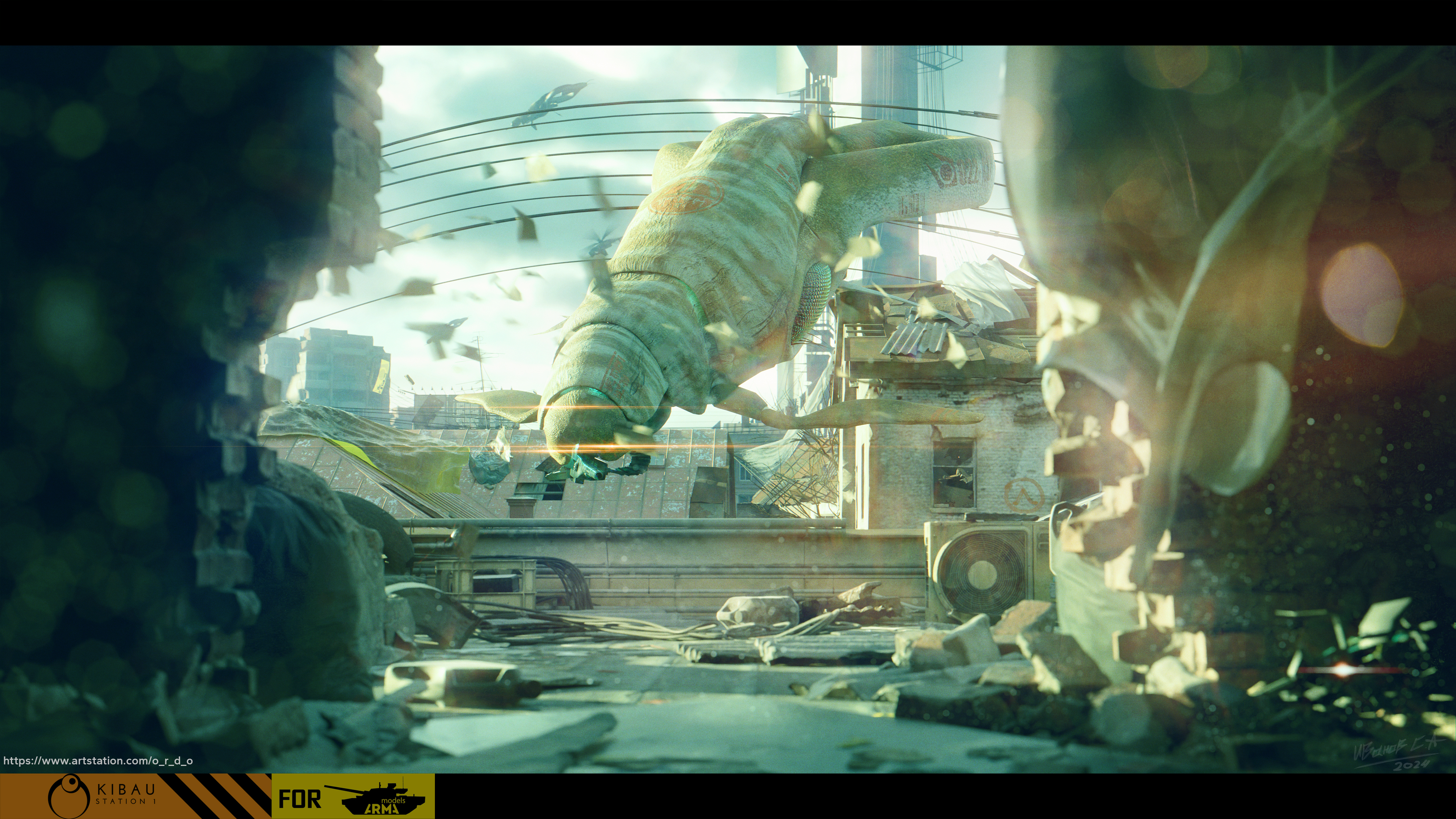 AM35843 Ганшип Альянса из вселенной Half Life Arma Models