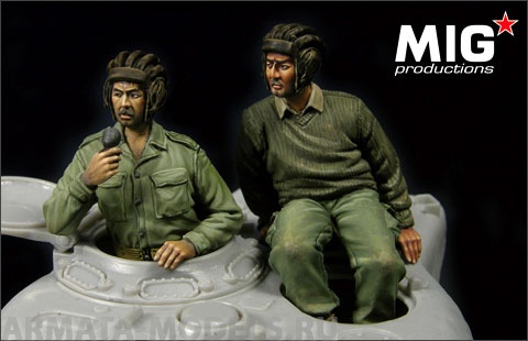 MIGMP35-297  Иракские танкисты 35-295 и 35-295 (ранний, М50 Шерман и т.п.)