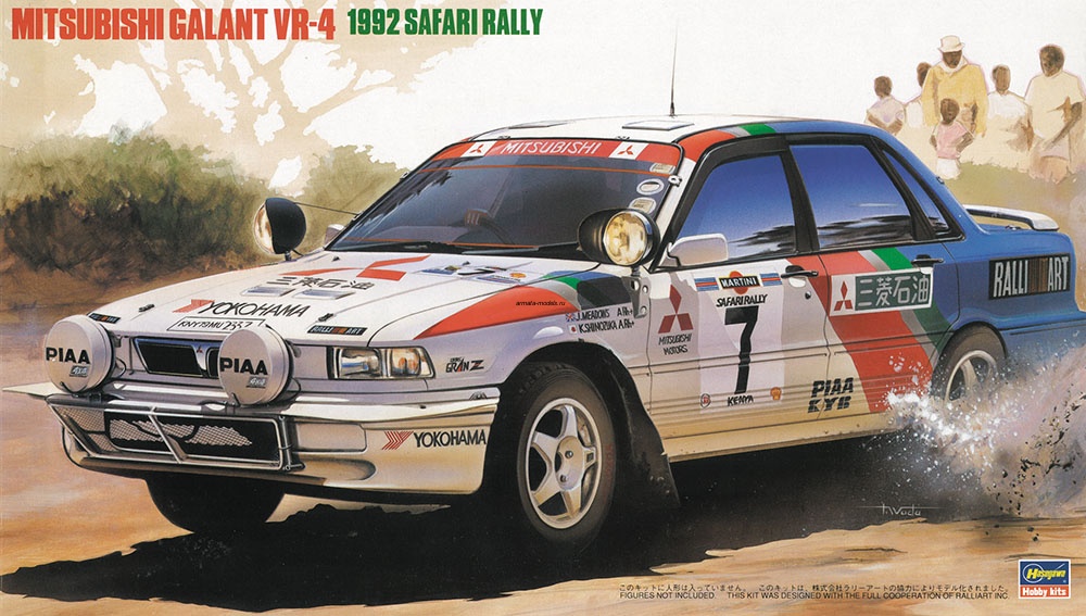 20307  Автомобиль Mitsubishi Galant VR-4 1992 Safari Rally (HASEGAWA) 1/24