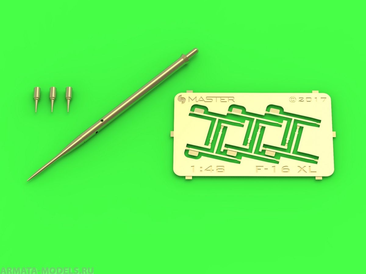 AM-48-144 Дополнение для моделей F-16XL / F-CK-1 prototype - Pitot Tube & Angle Of Attack probes