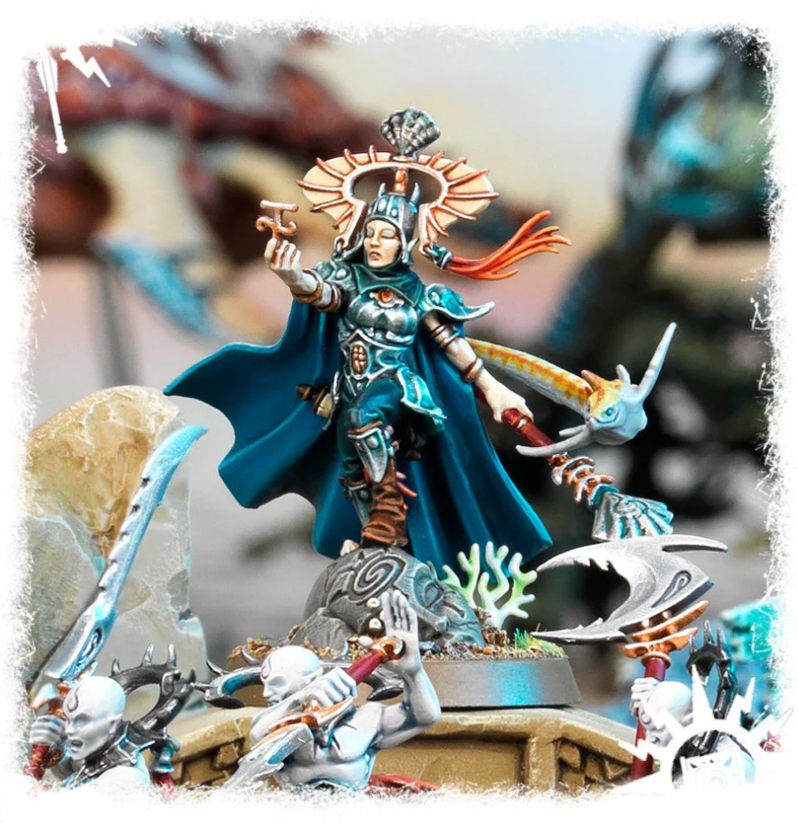 87-27GW Набор Глубиннорожденные Идонет. Ишаранн Повелитель Волн (Idoneth Deepkin: Isharann Tidecaster)