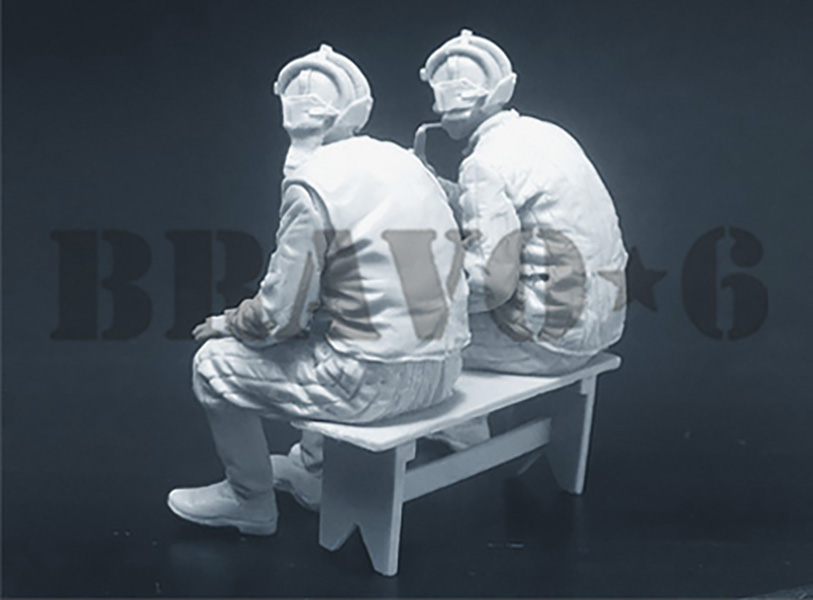 B6-35139 Миниатюра RKKA Tank Crew 2 Bravo6