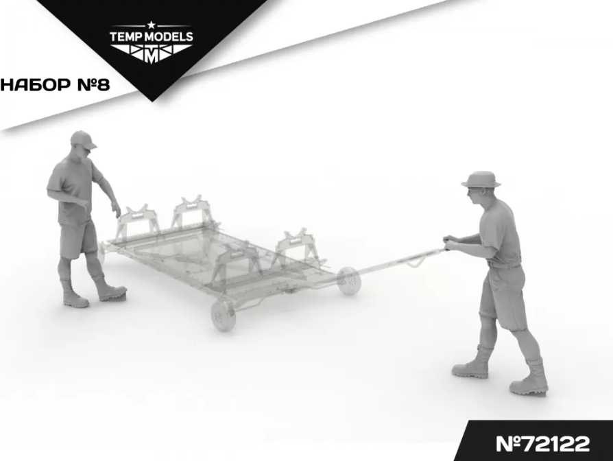 72122TMP ТЕХНИКИ ВКС РФ (Сирия) 2 шт. Набор №8