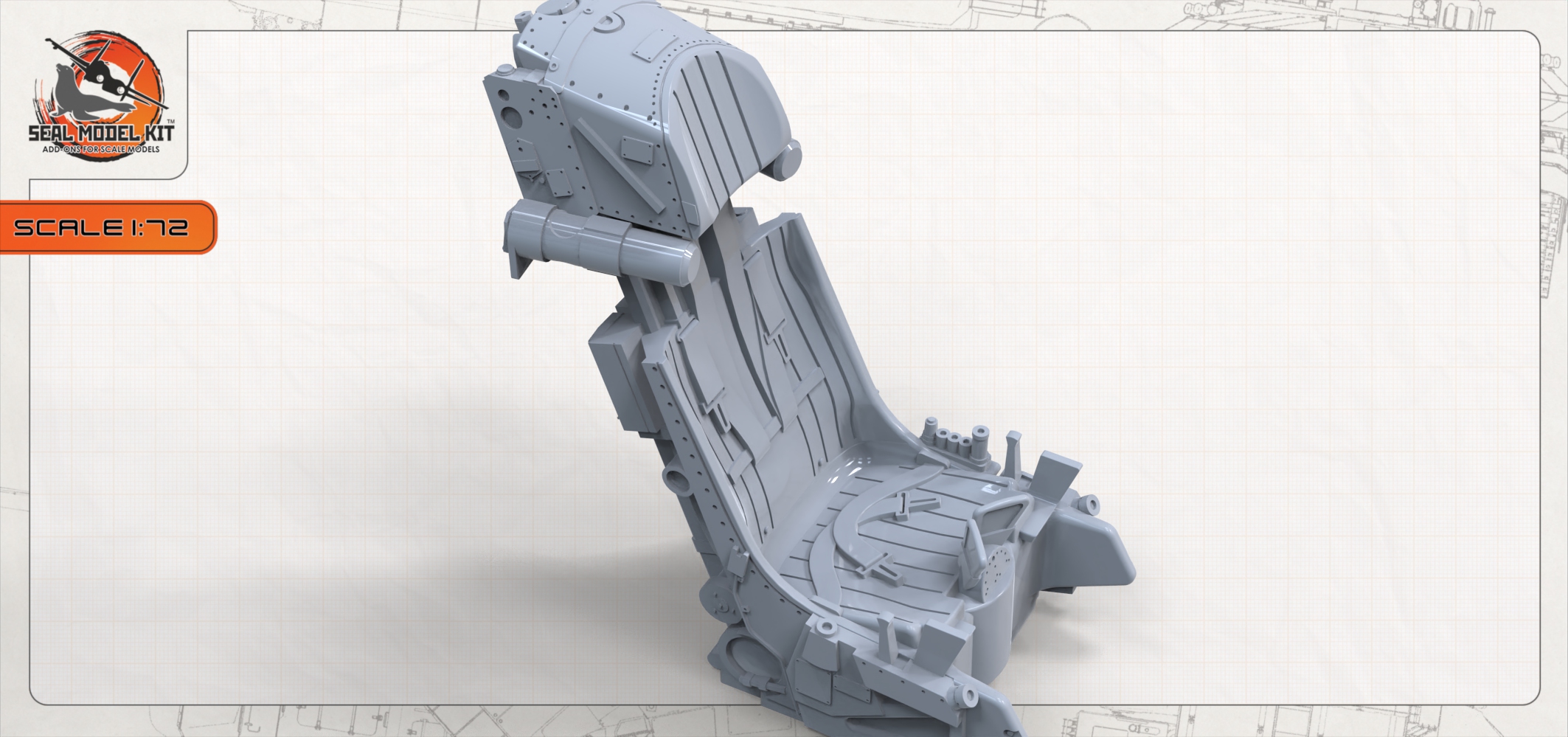 smk72070 Кресло К-36Л (Не для свободной продажи) Seal Model Kit