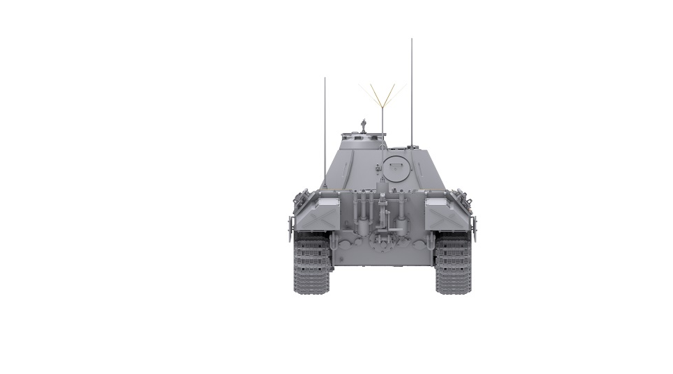 DW35011 Сборная модель Pzkpfwg. V Panther A late 2 in 1 (Sd.Kfz.171/268) Das Werk