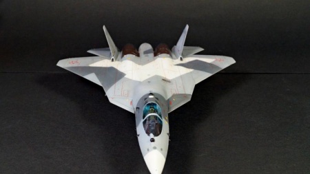 72036 Истребитель ВКС России 5-го поколения ПАК ФА Т-50 ARK model