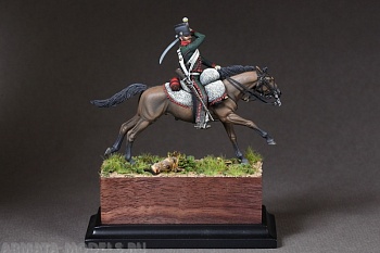 5432SOGA Trooper the 8th Hussar regiment. France. 1809 year.