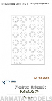 М72023CD Окрасочная маска М72023 M4A2 (Dragon) 1/72