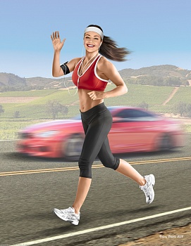 MB24050 Фигуры, Бег несколько миль. Тайра