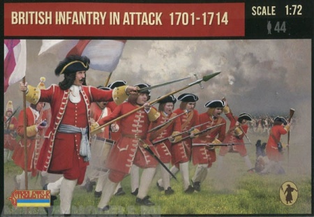 72231ST Фигуры British Infantry in Attack  1701-1714 Strelets