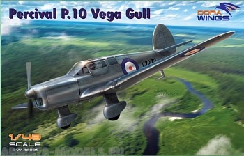 DW48005 Туристический самолет Percival P.10 Vega Gull