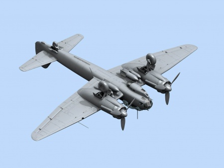 48234 Ju-88A-14, Германский бомбардировщик II МВ ICM