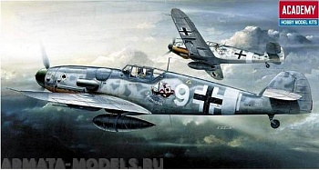 12467 Самолет  MESSERSCHMITT BF-109G