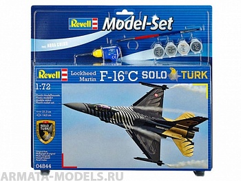 64844 Набор самолет F-16 C SOLO TRK
