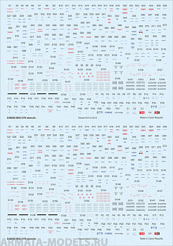 D48020ED  Декаль MiG-21R Stencils 1/48
