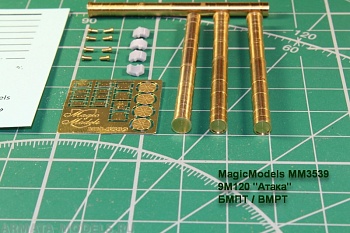 MM3539 Контейнер ракеты 9М120 Атака. Рекомендуется для установки на модели БМПТ