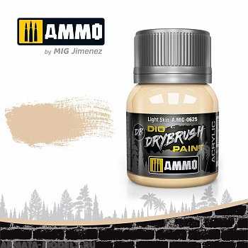 AMIG0625 Ammo Mig Краска акриловая DRYBRUSH  Light Skin