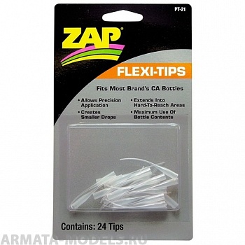 PT21 Дополнительные аппликаторы для клея ZAP, 24 шт.