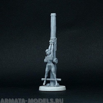 BV-vg-17 Игровая миниатюра  woman stretched at stake женщина растягивается на костре