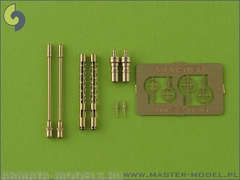 AM-32-026 Немецкий авиационный пулемет MG 81 и MG 81Z - точеные стволы и протравленные прицельные приспособления (2 шт.)