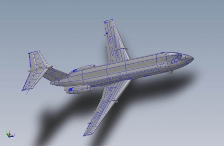 ЕЕ144143_2 Авиалайнер BAC 1-11-200 AER LINGUS Восточный экспресс