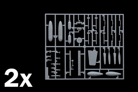 2743ИТ Самолет P-51 D/K Pacific ACES Italeri