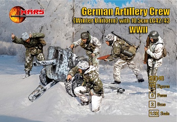 32048MR Фигуры WWII German Artillery Crew in Winter Dress