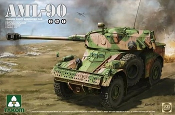2077Т  French Light Armoured Car AML-90 1/35
