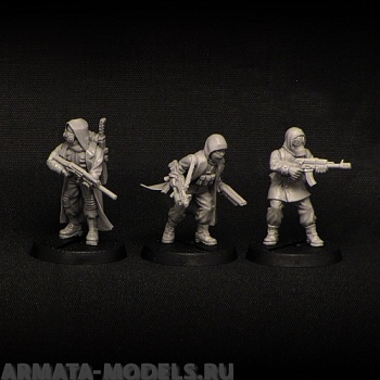 BV-n-adve Игровая миниатюра  nuclear adventurers (3 models) атомные искатели приключений (3 модели)