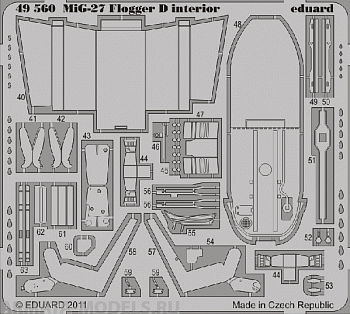 49560ED MiG-27 Flogger D interior S.A.