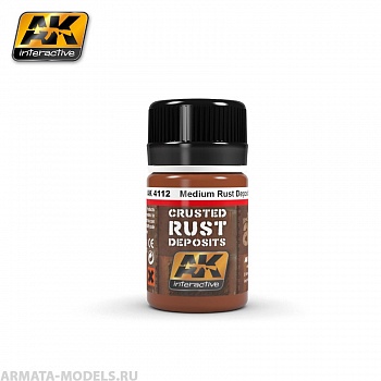 AK4112 Жидкость для имитации ржавых наростов MEDIUM RUST DEPOSIT