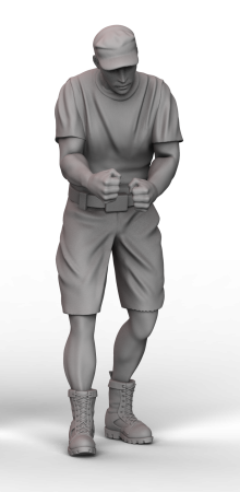 AM4892 Техник осматривает пушку "Сирия"