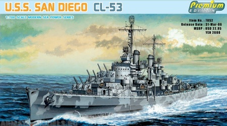 7052Д Корабль USS San Diego Dragon