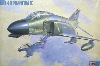 04105 Самолет F-4D Phantom II+Aires сопла двигателей+вооружение комиссия (HASEGAWA) 1/72